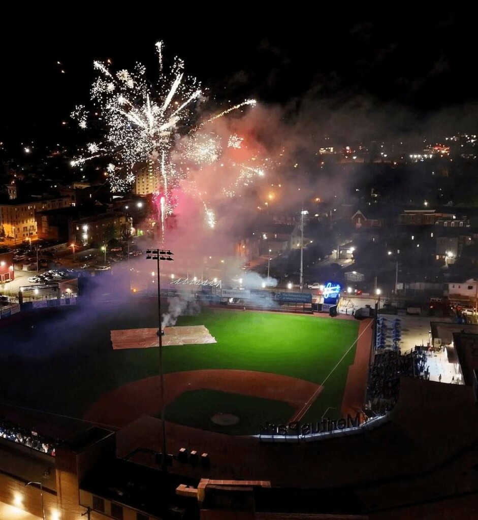 Fireworks at meritus park